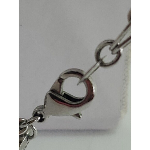 Ann Taylor LOFT 38” Long Beaded Necklace Chunky Cable Chain Boho Whimsy - Picture 7 of 13